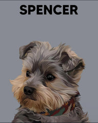 Custom Pet Portrait - Digital Print