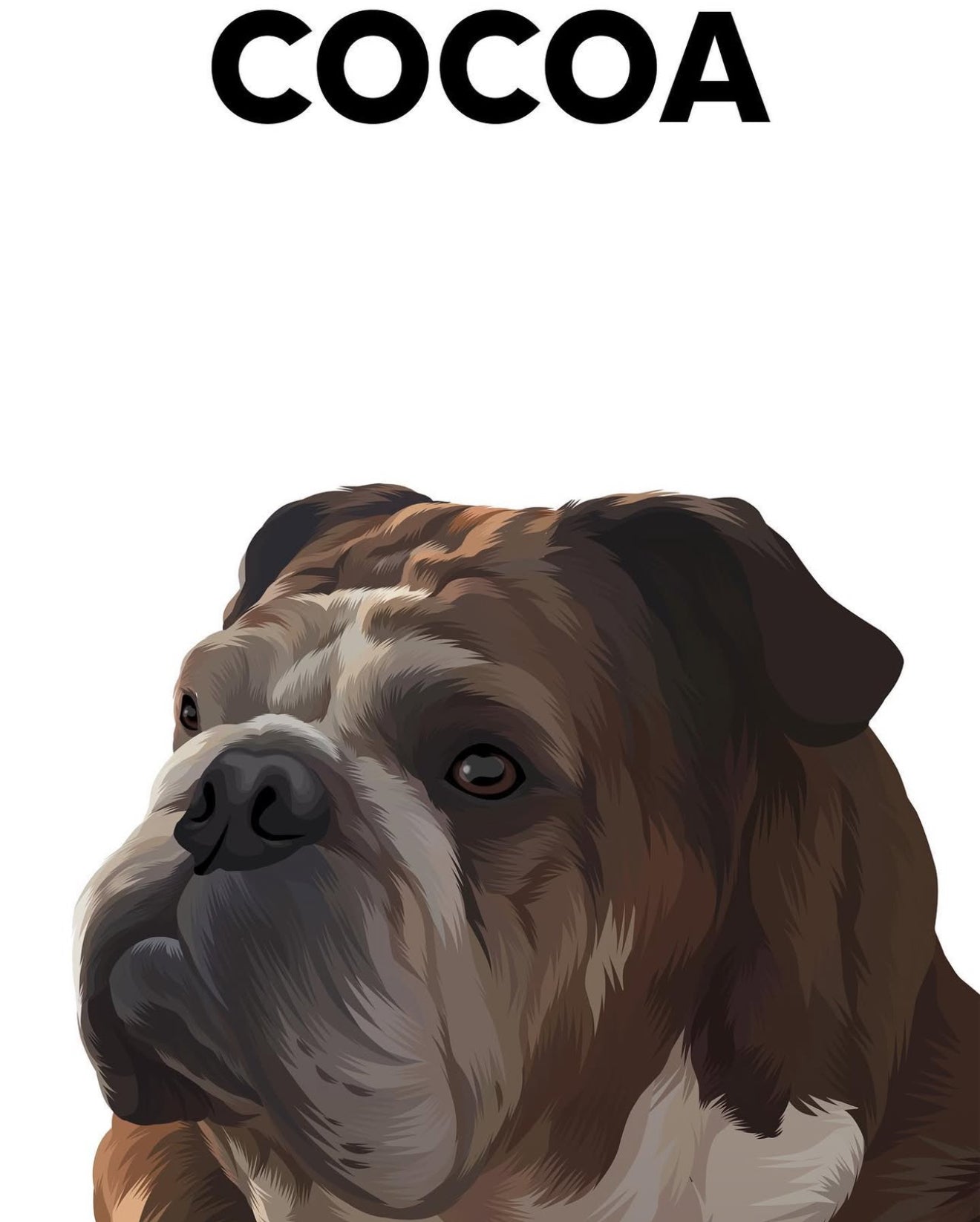 Custom Pet Portrait - Digital Print