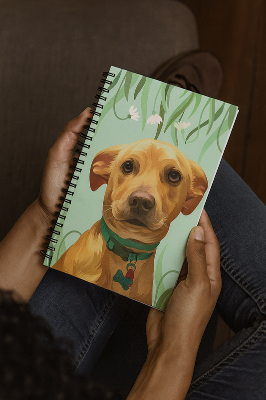 Custom Pet Portrait Journal