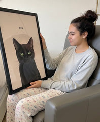 Custom Pet Portrait - Digital Print