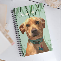Custom Pet Portrait Journal