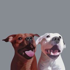 Custom Pet Portrait - Digital Print