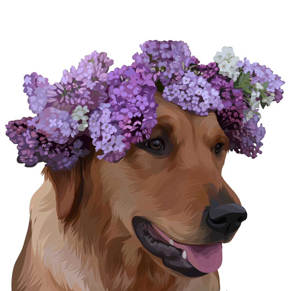 Custom Pet Portrait - Digital Print