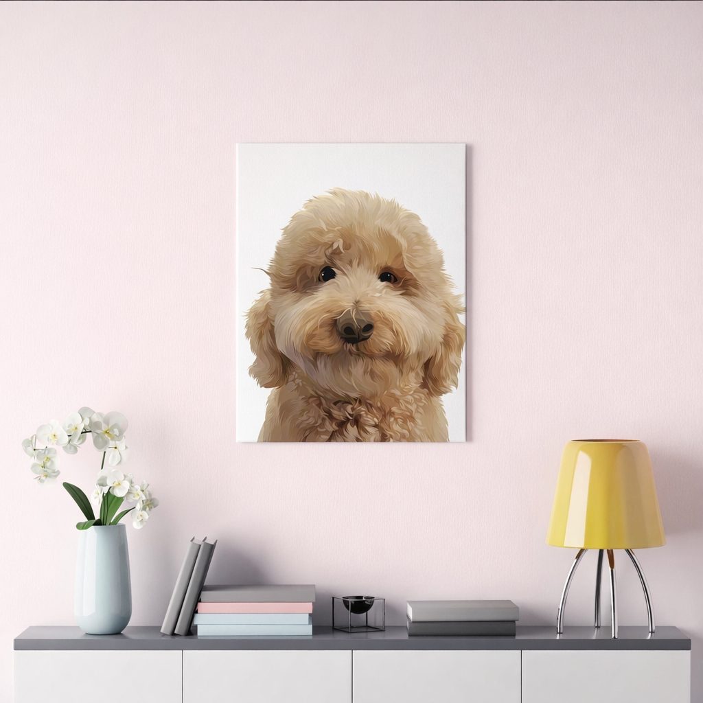 Custom Pet Portrait Canvas Wrap