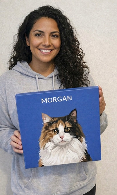 Custom Pet Portrait Canvas Wrap