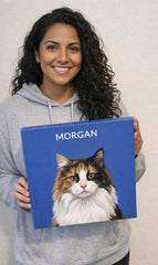 Custom Pet Portrait Canvas Wrap
