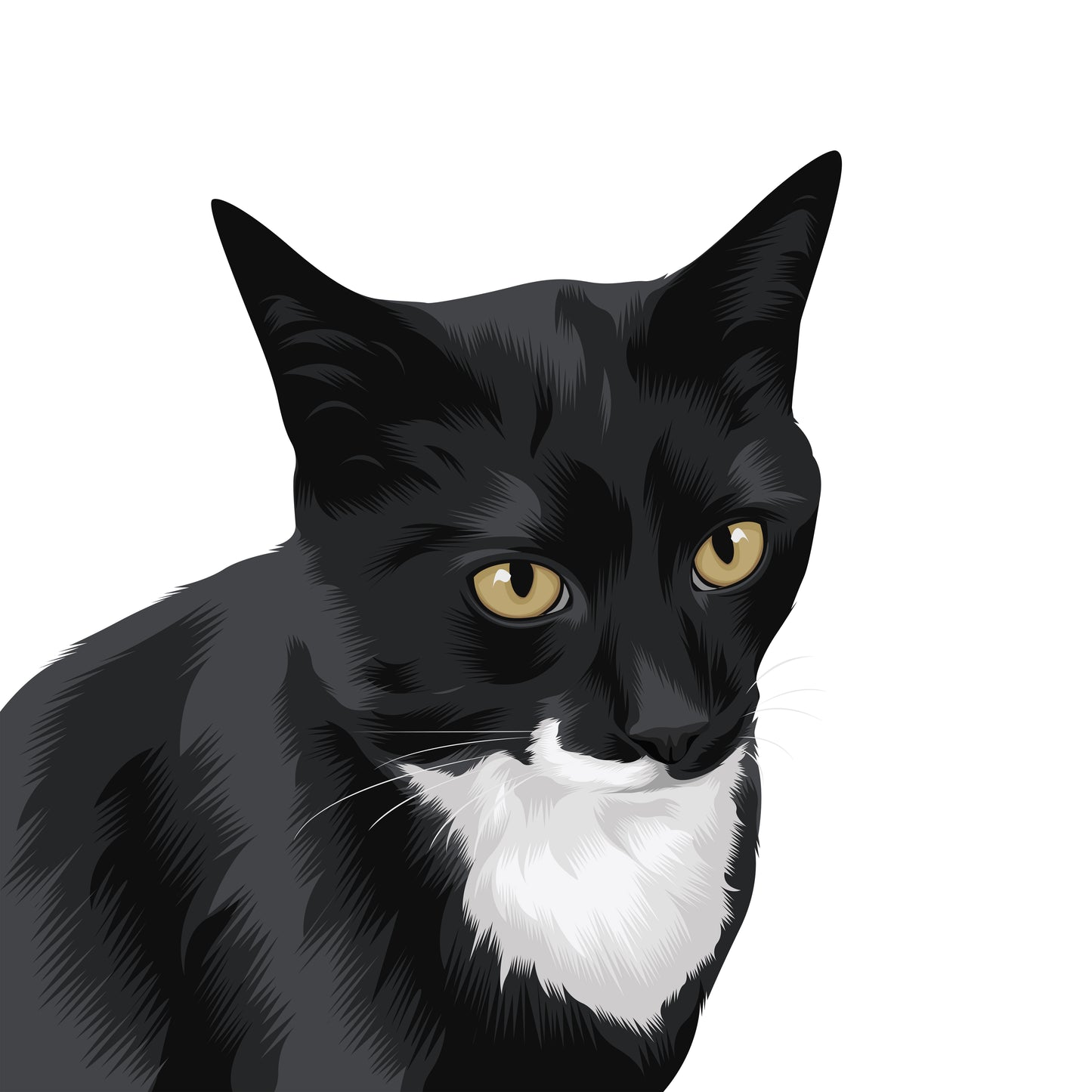 Custom Pet Portrait - Digital Print