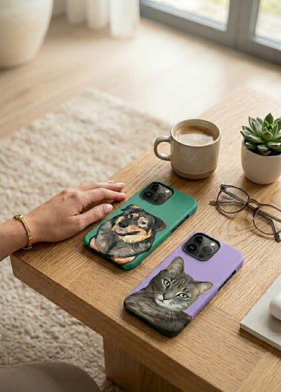 Custom Pet Portrait Phone Cases