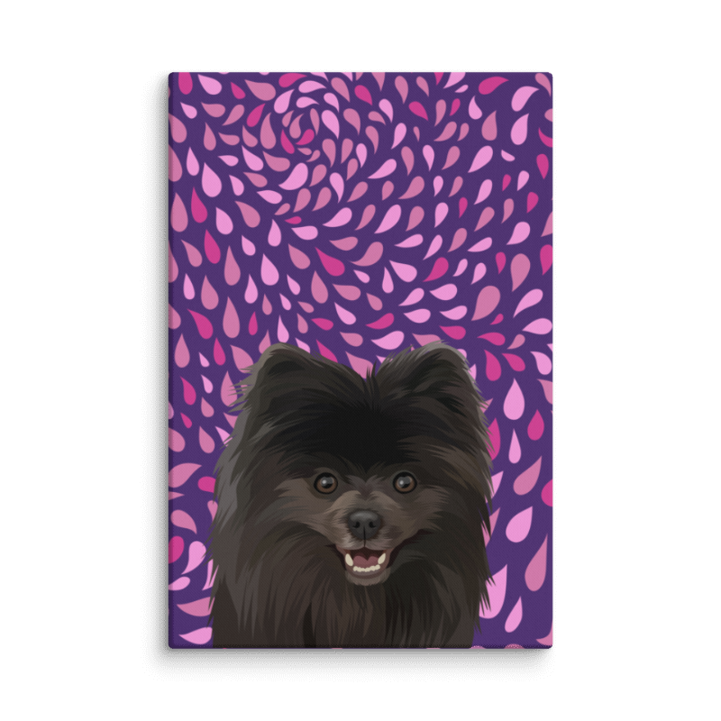 Custom Pet Portrait Canvas Print