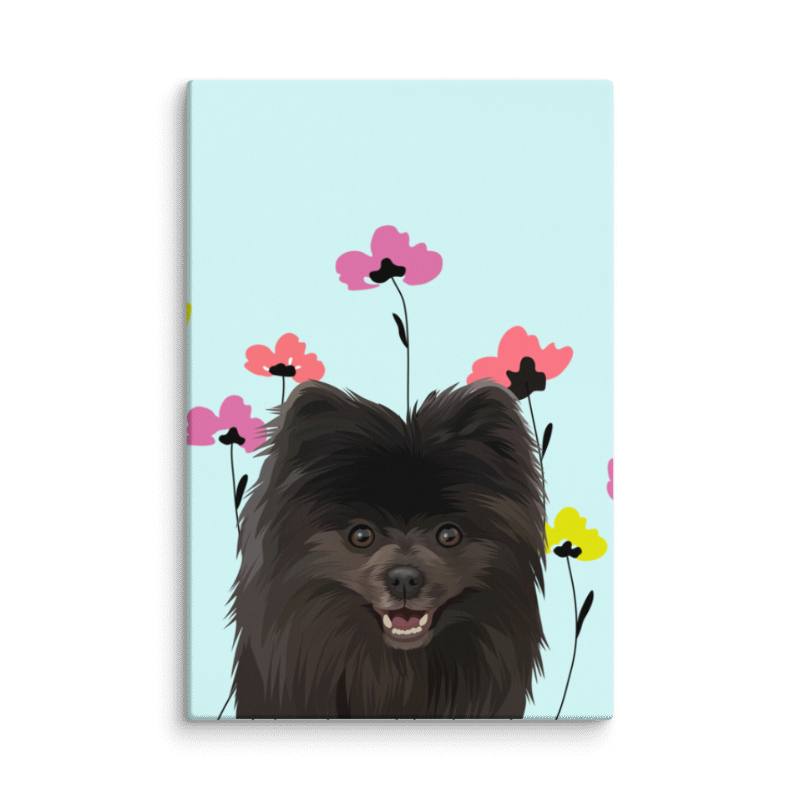 Custom Pet Portrait Canvas Print