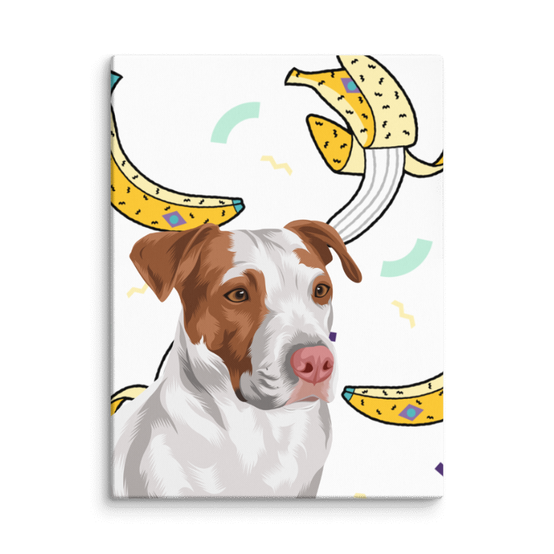 Custom Pet Portrait Canvas Print