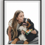 The Duo: Pet & Human Illustration.