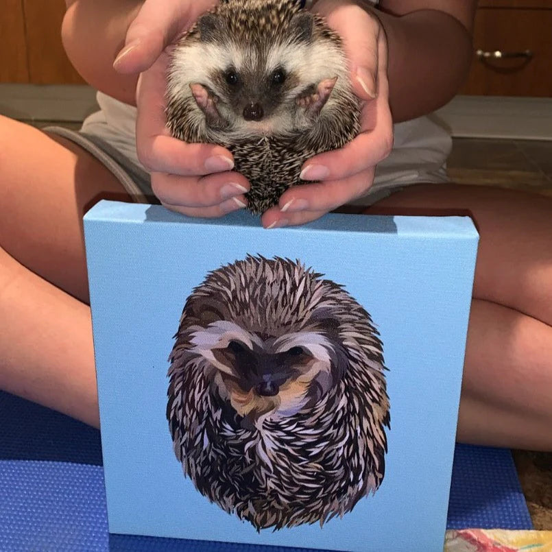 Custom Pet Portrait Canvas Print